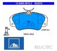 ATE 13.0460-2815.2 Brake pad set