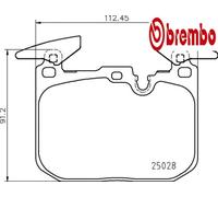 Brake pads P 06 098 BREMBO for BMW MINI