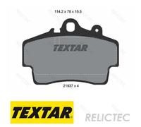 Front Brake Pads Set Porsche:BOXSTER,CAYMAN 98635193911 98735193903 98635193913