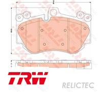 Front Brake Pads Set Porsche:CAYENNE 95535193950 95535193951
