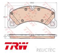 Front Brake Pads Set Porsche:CAYENNE,MACAN 95B698151E 95835193930
