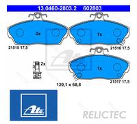 BRAKE PAD SET DISC BRAKE 13.0460-2803.2 FOR ROVER STREETWISE/Hatchback 45 25