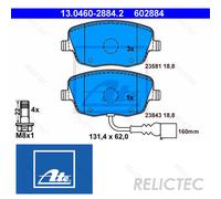 Front Brake Pads Set Skoda Seat VW:FABIA I 1,II 2,POLO,ROOMSTER,IBIZA III 3