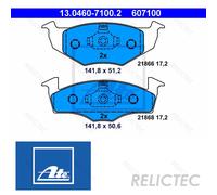 NEW DISC BRAKE PADS SET FOR VW SKODA SEAT POLO 6N1 ADX AEA AHS AEE AEV ATE