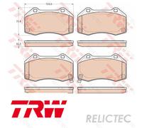 Front Brake Pads Set Vauxhall Opel:CORSA D,CORSA E,CORSA Mk III 3 1605145