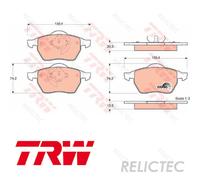 Front Brake Pads Set VW Audi:A4,PASSAT 8D0698151F 8D0698151C 8D0698151C