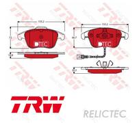 Front Brake Pads Set VW Audi Seat:TIGUAN,Q3,SHARAN,ALHAMBRA,PASSAT 5ND698151