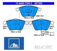 Front Brake Pads Set VW Audi Skoda Seat:PASSAT,A3,SUPERB II 2,GOLF V 5,VI 6