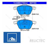 Front Brake Pads Set VW Seat Ford:TRANSPORTER IV T4,SHARAN,ALHAMBRA,GALAXY