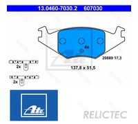Front Brake Pads Set VW Seat:GOLF II 2,DERBY,JETTA II 2,CORDOBA,POLO 191698151E