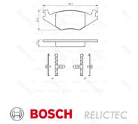 Front Brake Pads Set VW Seat:GOLF II 2,POLO,JETTA II 2,IBIZA II 2,CORDOBA