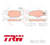 Front Brake Pads Set VW Seat:PASSAT,GOLF II 2,JETTA II 2,III 3,SANTANA,I 1