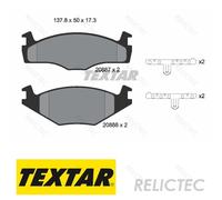 Front Brake Pads Set VW Seat:POLO,IBIZA II 2,DERBY,CORDOBA 867698151 867698151