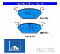 FRONT BRAKE PAD SET DISC BRAKE FITS: SEAT IBIZA MK IV 1.2/1.6 LPG/1.4/1.4 TDI