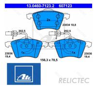 Front Brake Pads Set VW:TRANSPORTER IV T4 7D0698151A