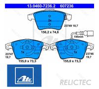 Front Brake Pads Set VW:TRANSPORTER V T5,VI T6,MULTIVAN V 5,VI 6 7H0698151
