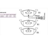 BRAKE PADS FRONT VW GOLF IV/V 1997-,POLO 2001-,SKODA FABIA 1999-