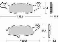 Brenta Moto 4091 Sintered Brake Pads Golden