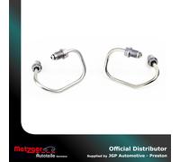Front Brake Pipe to Caliper Set Pair Left & Right - A4 A6 Passat Superb