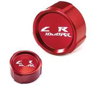 Front Brake Reservoir Cover Motorcycle CNC Front & Rear Brake Fluid Cylinder Master Reservoir Cover Oil Filler Cap For CBR1000RR CBR 1000 RR 2008-2018