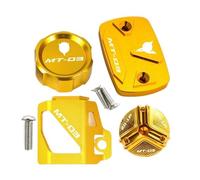 Front Brake Reservoir Fluid Tank Cover Motorcycle Accessories Front Rear Brake Fluid Reservoir Caps Oil Cover Guard For MT03 2021 2022 2023 MT-03 2015-2020 2019