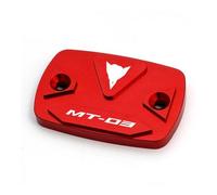 Front Brake Reservoir Fluid Tank Cover Motorcycle Accessories Front Rear Brake Fluid Reservoir Caps Oil Cover Guard For MT03 2021 2022 2023 MT-03 2015-2020 2019