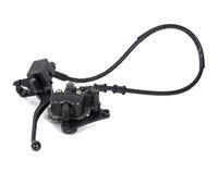 Front Brake System Complete with Black Caliper compatible with Lexmoto Venom 125 SK125-22/Venom SE 125 SK125-22S
