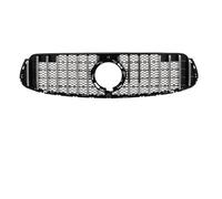 Front Bumper Bottom Grill For Benz For GLC Class For X253 2020-2022 ForGlc 200 GLC220 GLC300 GT Diamond Style Sport Front Bumper Grille Radiator Grid Hood(Silver)