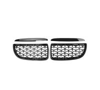 Front Bumper Bottom Grill For BMW 3-Series For E90 For E91 2005-2008 For 330i For 335i Diamonds Style Front Bumper Kidney Grilles Double Slat Grille(Diamond-Glossy Black)