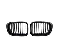 Front Bumper Bottom Grill For BMW For E46 For 4-Door 320i 323i 325i 328i 330i 1998-2001 Glossy Double Line Style Front Bumper Racing Grille Grill(Single-Glossy Black)