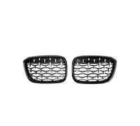 Front Bumper Bottom Grill For BMW For X3 For G01 For X4 For G02 2019 2020 2021 Front Kidney Grills Grille Gloss Black Car Tuning(18-21 GB Silver)