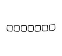 Front Bumper Bottom Grill For Jeep For Compass 2021 2022 2023 7Piece Car Front Grille Grill Inserts Frame Trim Covers Black