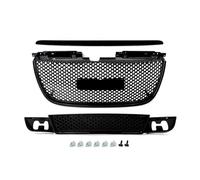 Front Bumper Bottom Grill For Yukon For Denali 2007-2014 Honeycomb Front Upper&Lower Grille Front Bumper Grille Air Inler Grill Radiator Grills
