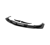 Front Bumper Bracket FIt For Chevrolet Corvette C6 Z06 ZR1 2005-2013 Front Bumper Lip Corner Matte Black Glossy Black Carbon Fiber Chrome Front Bumper Upper Molding Trim(Glossy Black)