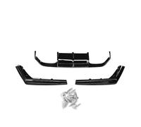 Front Bumper Bracket FIt For F80 M3 F82 F83 M4 15-20 Car Rear Diffuser Bumper Corner Spoiler Splitter Rear Lip Protector Guard Accessories Chrome Front Bumper Upper Molding Trim(Glossy Black)
