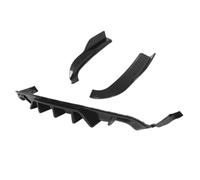 Front Bumper Bracket FIt For Jeep Grand Cherokee SRT 2014-2021 Car Rear Bumper With Winglet Side Corner Spoiler Lip Modified KitA Set Chrome Front Bumper Upper Molding Trim(Carbon Fiber Style)
