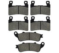 Front Bumper Bracket Motorcycle Front Or Rear Brake Pads For F6C (4 Piston Calipers) GLF6CA 2014 2015 2016 2017 Chrome Front Bumper Upper Molding Trim(Front and Rear)
