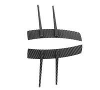 Front Bumper Canard, Wear Resistant Carbon Fiber Style Anti Aging Bumper Side Spoiler for Car Decoration