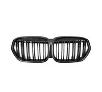 Front Bumper Center Lower Grille For BMW For X1 For F48 For LCI 2020-2022 Carbon Look Single Line Style Front Bumper Grilles Upper Racing Grill Accessories(Double-Carbon Look)