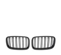 Front Bumper Center Lower Grille For BMW For X5 For E70 2007-2013 For X6 For E71 For E72 2008-2014 Gloss Black Carbon Style Front Kidney Double Slat Grill Grille(Matte Black)