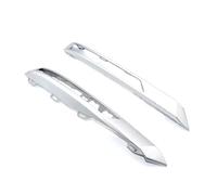 Front Bumper Center Lower Grille For Chery For Arrizo 5 2019 For For Pro For EX Car Front Grille Daytime Running Light Cover DRL Silver Decorative Frame(Left and Right)