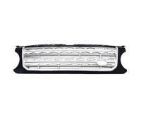 Front Bumper Center Lower Grille For Land For Rover For Discovery 4 For LR4 2010-2016 For L319 Front Bumper Car Centre Panel Styling Upper Racing Grille Grills(10-13 Black Silver)