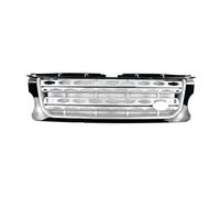 Front Bumper Center Lower Grille For Land For Rover For Discovery 4 For LR4 2010-2016 For L319 Front Bumper Car Centre Panel Styling Upper Racing Grille Grills(14-16 Black Silver)