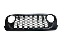 Front Bumper Central Grill For Jeep For Wrangler JK 2007 2008 2009 2010 2011 2012 2013 2014-2017 Modified 2024 Car Front Bumper Grill Mask Radiator Grille