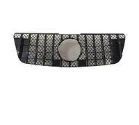 Front Bumper Centre Grille For Benz ML W164 ML300 ML350 ML500 ML550 2005-2011 GT Diamond Style Front Grid Grille Bumper Grill Tuning Accessories(2009-2011 GT Black)