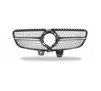 Front Bumper Centre Grille For Benz W447 V Class 2020-2023 Tuning Body Kit Diamond Style Front Grille Bumper Inlet Grill Grid(Black and Silver)