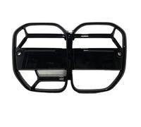 Front Bumper Centre Grille For BMW 4 Series G22 G23 430i M440i 2021-2024 Replacement Part Car Front Grill Bumper Racing CSL Diamond Style Black(G22 CS With ACC)