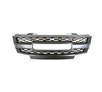 Front Bumper Centre Grille For Nissan For Frontier For Pathfinder 2005-2008 Grille Grill Front Bumper Mesh Mask Cover Auto Accessories Abs Grills(0508 White Led)