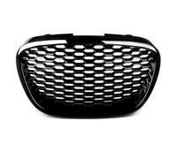 Front Bumper Centre Grille For Seat For Leon MK2 1P Radiator Panel | For Altea For Toledo Mk3 2004-2009 Front Honeycomb Grill Mesh Badgeless Grille Bumper Hood(Glossy Black)