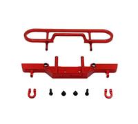 Front Bumper Compatible With FMS 124 FCX24M Camel Trophy D110 Of The First Generation(Red)